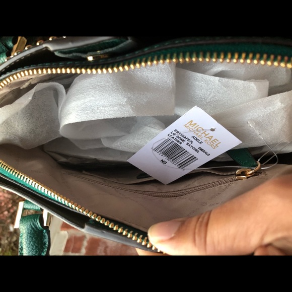 Michael kors adele Large studded satchel bag - Picture 8 of 8